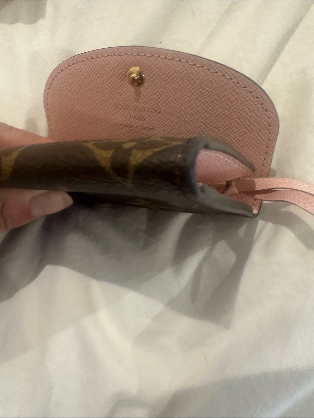 Louis Vuitton Brown Monogram Key & Card Holder with Gold-Tone Snap - Picture 7 of 11
